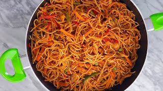 The EASIESTTASTIEST Jollof Spaghetti Recipe  READY IN 20 MINUTES  ZEELICIOUS FOODS [upl. by Woolcott]