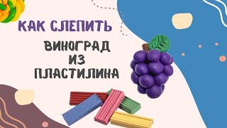 Лепим вкусный виноград Мастеркласс для детей [upl. by Garaway121]