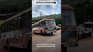 Kokanatil Sangameshwar bus sthanik 🌴🥰😍 kokancha travel bus kokan kokani shorts kokan [upl. by Neff]