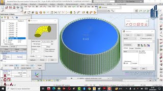 🌎 Séance n°004 RESERVOIR CYLINDRIQUE ENTERRE I MODELISATION DE LA COUPOLE DUN RESERVOIR CYLINDRIQUE [upl. by Eiramassenav]