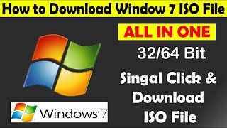 How to Download All Versions of Windows 7 ISO in 2024 How to Create Windows 7 Multi Edition ISO USB [upl. by Ydaf]