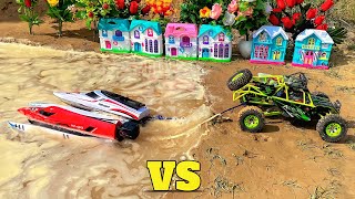 RC Boat vs RC Car  Remote Control Car  High Speed RC Cars [upl. by Agemo]