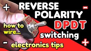 Reverse Polarity Switching  DPDT switch wiring  by VOGMAN [upl. by Vaios525]