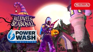 PowerWash Simulator – Halloween House Seasonal Trailer – Nintendo Switch [upl. by Yruoc267]