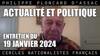 Actualité et politique du 19 janvier 2024 version conforme YouTube [upl. by Ilenna]