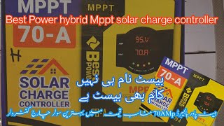 best power Hybrid 70AMP Mppt charge controller price and review 2024  Hybrid Mppt [upl. by Vachel]