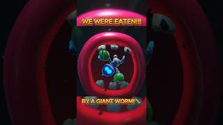 INSIDE THE STOMACH OF A GIANT WORM Astro Bot crazy shorts astrobot [upl. by Angelis216]