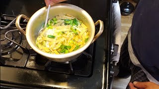 Fish cake ramen cooking show [upl. by Zenia]