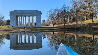 Roger Williams Park Christmas Kayaking Providence Rhode Island [upl. by Ellimaj]