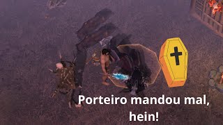 Matando porteiro dos renegados grim soul survival [upl. by Ardnajela]