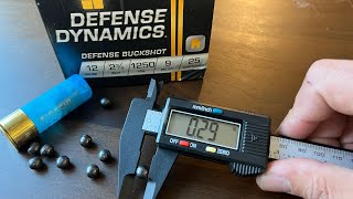 Best defense buckshot available Gel test and patterning [upl. by Aniwde730]