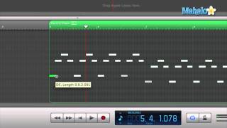 GarageBand Tutorial  Editing MIDI [upl. by Marola711]