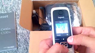 Gigaset C 430 A Haus Telefon mit Farbdisplay und 30 min Anrufbeantworter [upl. by Wallinga]