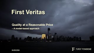 FIRST Veritas  5 års oppdatering [upl. by Trinatte]