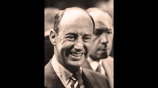 Adlai Stevenson end of an era July 18 1965 clip [upl. by Hnamik9]