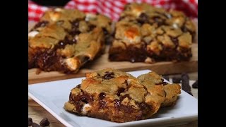 Fluffernutter Chocolate Chip Blondies [upl. by Teilo]