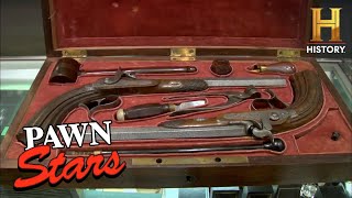 Pawn Stars Antique Pistols Worth MUCH MORE Than Expected Season 3 [upl. by Hakim202]