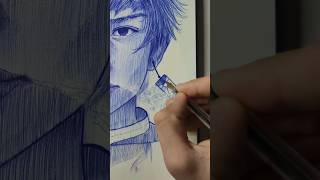 Drawing Tanjiro anime vs realism shorts [upl. by Aenit492]