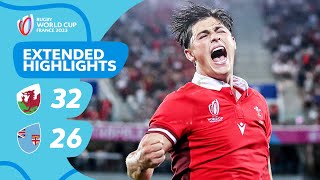 Was this the best game of the pool stage  Wales v Fiji  Rugby World Cup 2023 Extended Highlights [upl. by Lubeck]