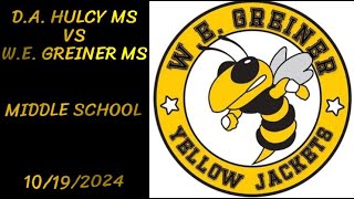 ⚽ DA HULCY MS VS W E GREINER  GIRLS ⚽ [upl. by Mundt]