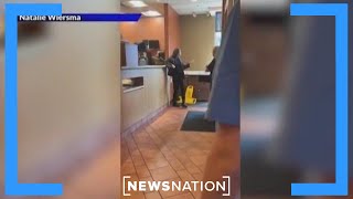 Punched in Panera Unruly customer starts fight in restaurant  Morning in America [upl. by Aohk]