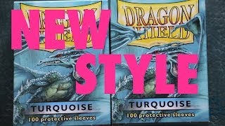 New From Dragon Shield TURQUOISE How Do They Compare To The Classic Sleeves Magic MTG Gathering [upl. by Sremmus]