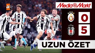 Galatasaray 0  5 Beşiktaş  2024 Süper Kupa Finali  Uzun Özet [upl. by Dachy819]