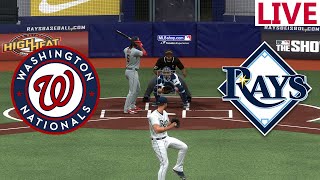 🔴LIVE Baseball🔴 Washington nationals VS Tampa Bay RaysJune 29Baseball EN VIVO MLB THE SHOW 2024 [upl. by Tennos]