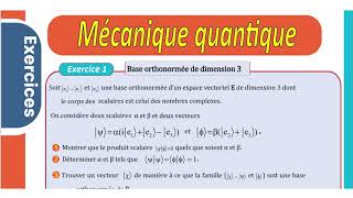 Formalisme mathématique série dexercices [upl. by Irrem898]