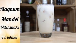 Magnum Mandel Milchshake  Cocktail  Rezept  TrinkBar [upl. by Bogey280]