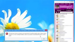 How to fix Yahoo Messenger Mail button error [upl. by Maxama320]