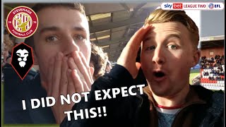 LATE SHOCK IN PROMOTION BATTLE  Match Vlog Stevenage v Salford City [upl. by Wester]