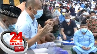 Muslims celebrate Eidl fitr in Manila other parts of the country  24 Oras [upl. by Januarius]