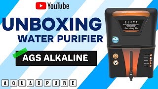 AQUA D PURE Copper  Alkaline RO Water Purifier 12L ROUVUF Copper Unboxing and installation videos [upl. by Lowell]