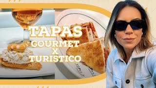 BAR de Tapas TURÍSTICO x GOURMET em BARCELONA  Deb Viaja  Go Deb [upl. by Ajnat934]