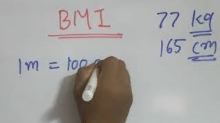 BMI  How to Calculate BMI [upl. by Rowan934]