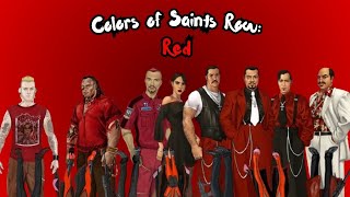 Color of Saints Row Red [upl. by Yllor]