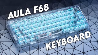 Is Transparent Tech Still Cool  AULA F68 Keyboard Review [upl. by Oloap]