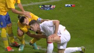 Sweden vs England 42 Official Goals and Highlights  FATV 141112 [upl. by Atteniuq796]