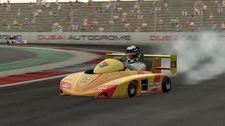 Superkart 250 cc Dubai Autodrome Club Gara 1 Project Cars [upl. by Ahsinrev]