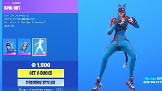 NEW Lynx V2 Skin BUILT IN EMOTE Item Shop Fortnite Battle Royale [upl. by Fortuna578]