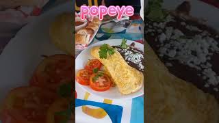 OMELETTE POPEYE shorts viral gastronomia música arte [upl. by Nylodnew]