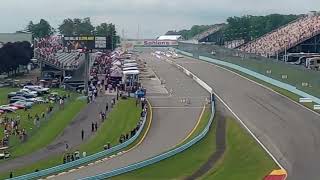 IMSA Six Hours at The Glen 2023 Start and BMW CRASH [upl. by Yot328]