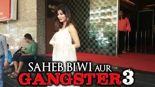 Chitrangada Singh Grand Entry At Saheb Biwi Aur Gangster 3 Trailer Launch [upl. by Adnoral]