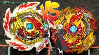 Erase Diabolos Vanguard Bullet VS Lord Spriggan Blitz Dimension  Beyblade Burst [upl. by Leola]