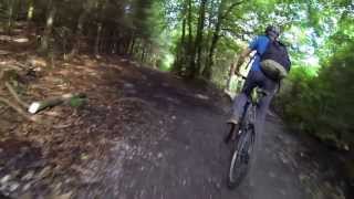 Mountain biking at Haldon forest park [upl. by Gorrono]