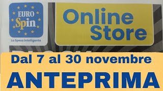 Volantino EUROSPIN store online dal 7 al 30 ANTEPRIMA [upl. by Eintruok229]