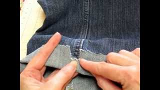 Hemming Jeans The Easy Way [upl. by Elinad]