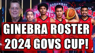 GINEBRA ROSTER LINE UP 2024 GOVS CUP [upl. by Oruasi]