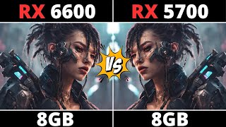 RX 6600 VS RX 5700 IN 2024 [upl. by Voletta]